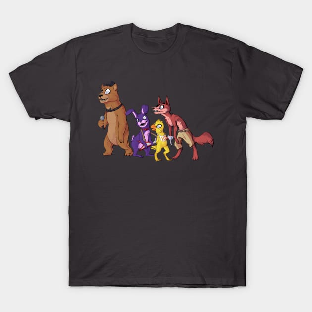 Five Nights with Furries T-Shirt by ImpyDoo